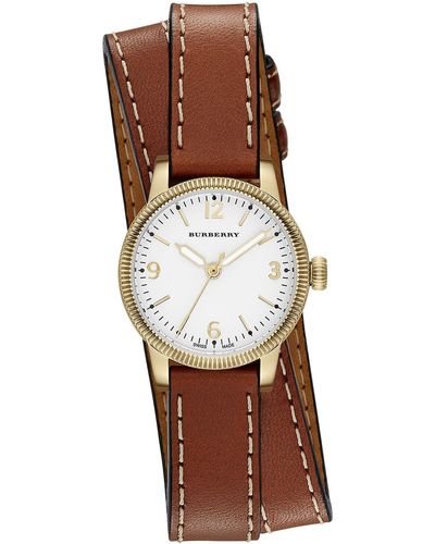 Burberry Women's Double Wrap Band Watch - Multicolor