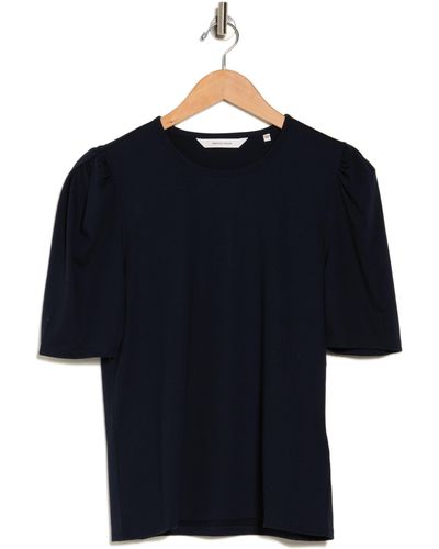 Rebecca Taylor Puff Sleeve T-shirt - Blue