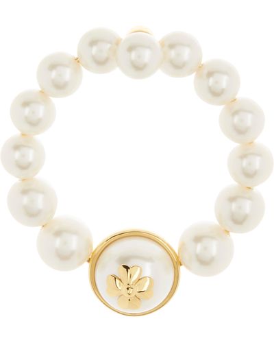 Kate Spade Pearls On Pearls Hoop Drop Earrings - White