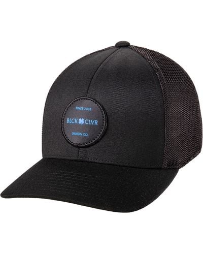 Black Clover Engraved Trucker Snapback Hat - Black