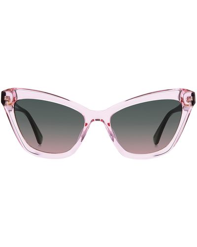 Kate Spade Amelie 54mm Gradient Cat Eye Sunglasses - Multicolor