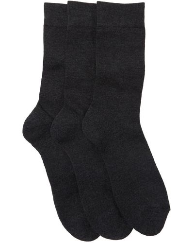 Nordstrom Cushioned Crew Socks - Black