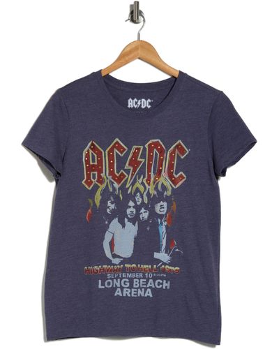 Lucky Brand Ac/dc Iconic Graphic T-shirt - Blue