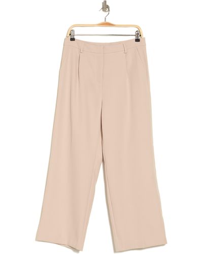 Vici Collection Tavian Pleated Wide Leg Pants - Natural