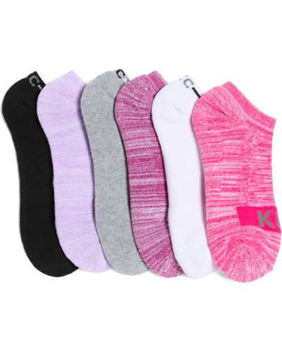 Kenneth Cole 6-pack No-show Socks - Pink