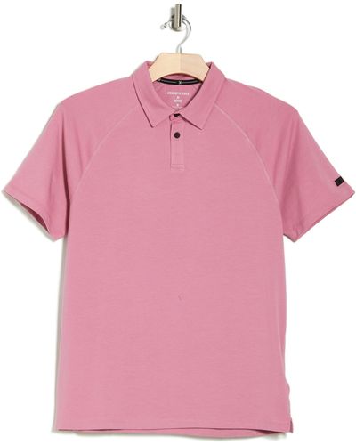 Kenneth Cole Active Stretch Polo - Pink