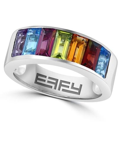 Effy Sterling Silver Stone Band Ring - Blue