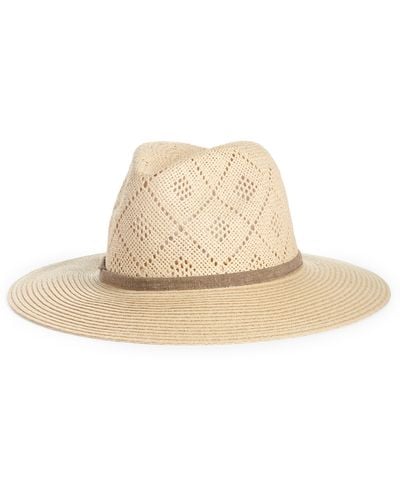 Treasure & Bond Wide Brim Panama Hat - Natural
