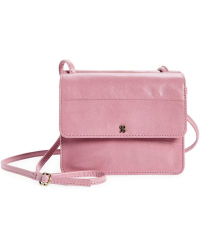 Hobo International Jill Leather Wallet Crossbody Bag - Pink
