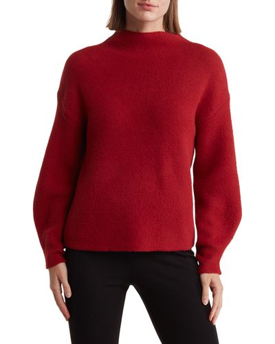 Elie Tahari Short Sleeve Cashmere Turtleneck Sweater