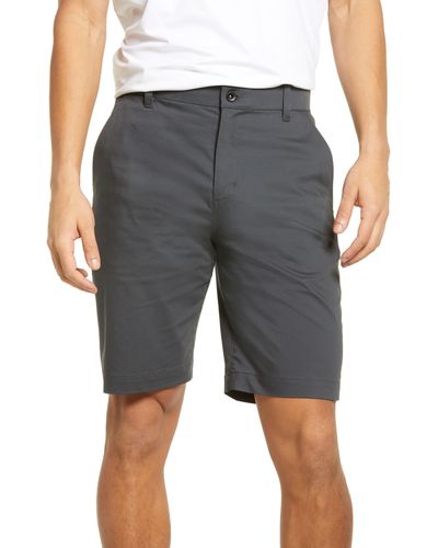 Nike Nike Dri-fit Uv Flat Front Chino Golf Shorts - Gray