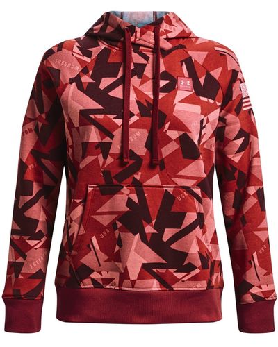 Under Armour Freedom Rival Amp Hoodie - Red