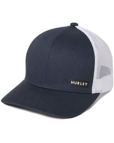 Hurley Cotton Snapback Hat - Blue