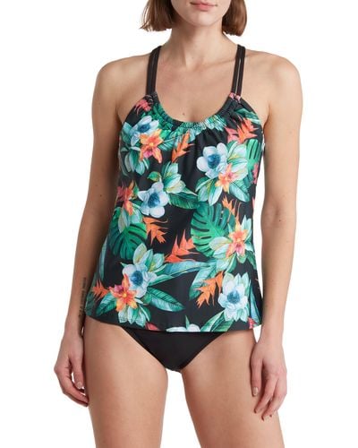 Next Floral Two-piece Swimsuit - Green