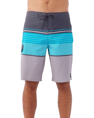 O'neill Sportswear Lennox Stripe Board Shorts - Blue