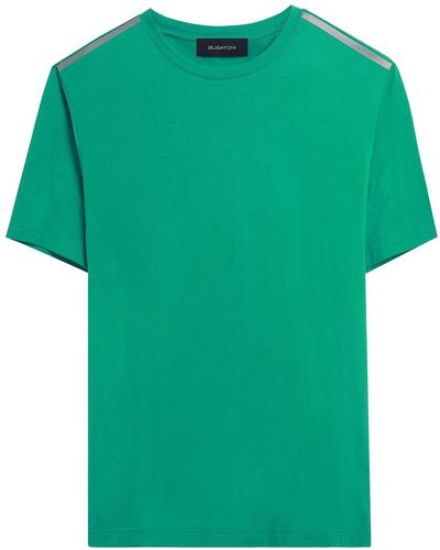 Bugatchi Reflective Tape T-shirt - Green