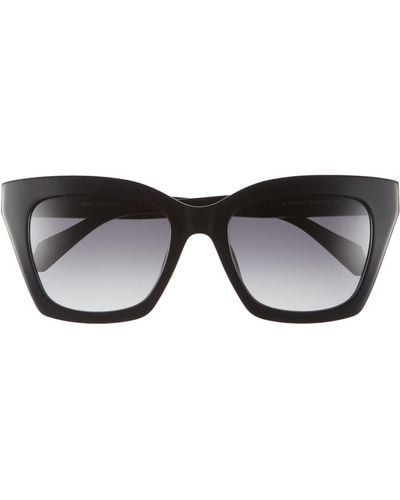 Just Cavalli 52mm Cat Eye Sunglasses - Black