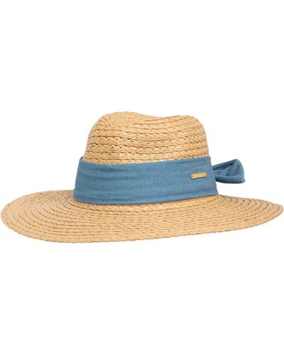 Vince Camuto Lala Tie Band Panama Hat - Multicolor