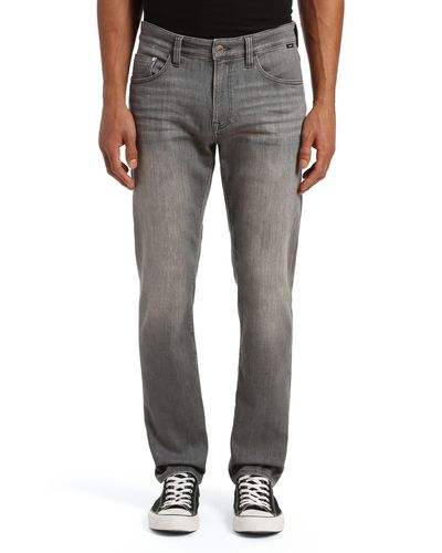 Mavi Marcus Slim Straight Leg Jeans - Gray