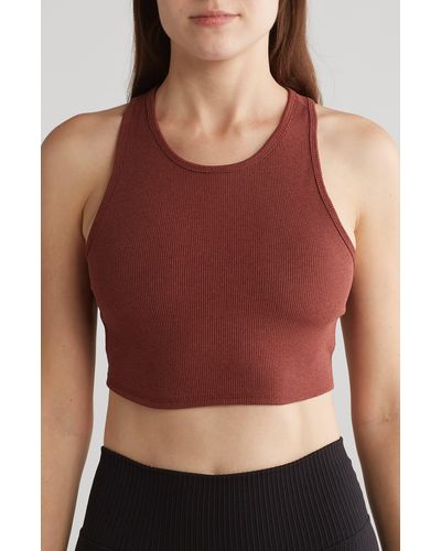 Threads For Thought Kensi Ribbed Sports Bra - Purple