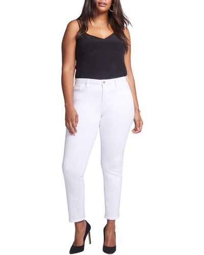 CURVES 360 BY NYDJ Slim Ankle Jeans - White