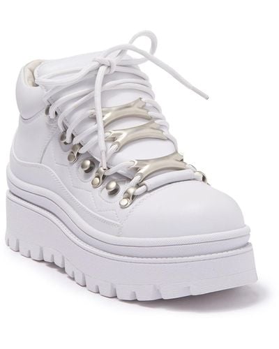 Jeffrey Campbell Fader Platform Sneaker - White