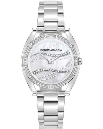 BCBGMAXAZRIA Classic Quartz Bracelet Watch - Gray