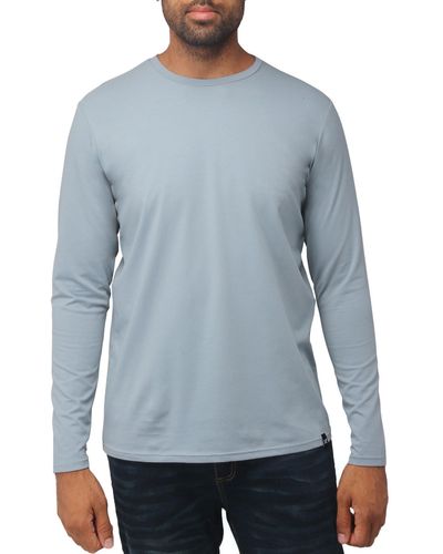 Xray Jeans Crewneck Long Sleeve T-shirt - Blue