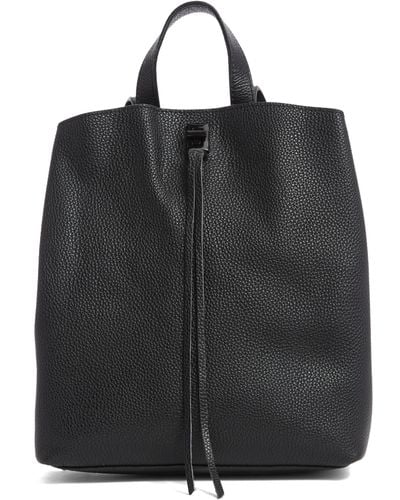 Rebecca Minkoff Darren Medium Leather Backpack - Black