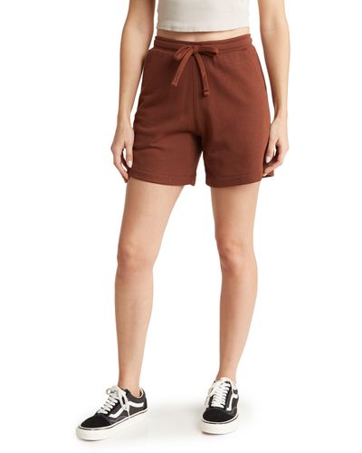 Obey Kori Cotton Terry Shorts - Red