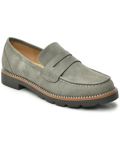 Taryn rose faye store pointy toe loafer