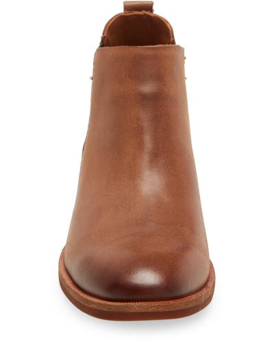 Kork-Ease Kit Chelsea Boot In Brown Leather At Nordstrom Rack