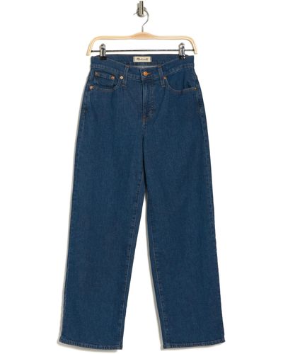 Madewell The Perfect Wide Leg Jeans - Blue
