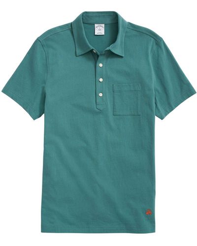 Brooks Brothers Jersey Polo - Green