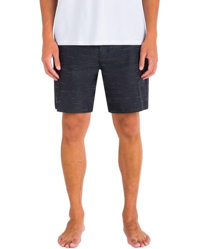 Hurley Cole Cotton Shorts - Blue
