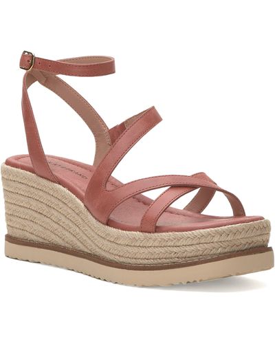 Lucky Brand Carolie Platform Wedge Sandal - Pink