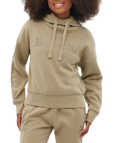 Bench Braelyn Cowl Neck Hoodie - Natural