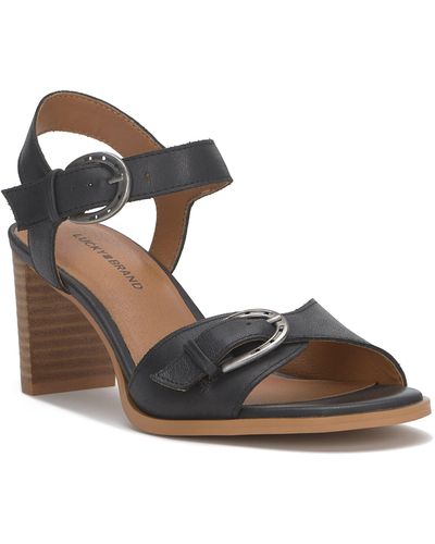 Lucky Brand Luseal Ankle Strap Sandal - Brown