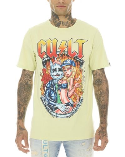 Cult Of Individuality Cotton Graphic Tee - Gray