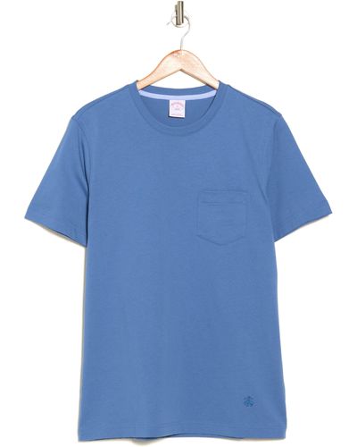 Brooks Brothers Cotton Jersey T-shirt - Blue