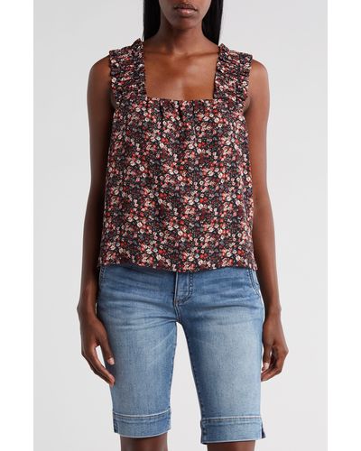 Melrose and Market Stretch Strap Tank - Red