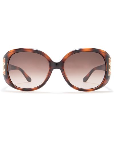 Ferragamo 57mm Oversized Sunglasses - Pink