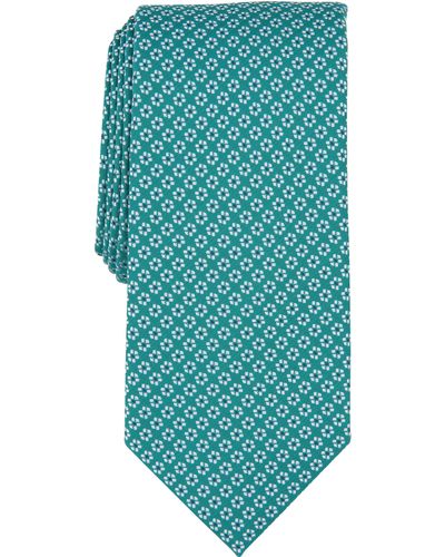 Nautica Halford Floral Print Tie - Blue