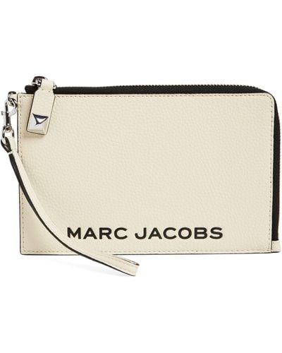 Marc Jacobs Zip Around Wristlet Card Case - Natural