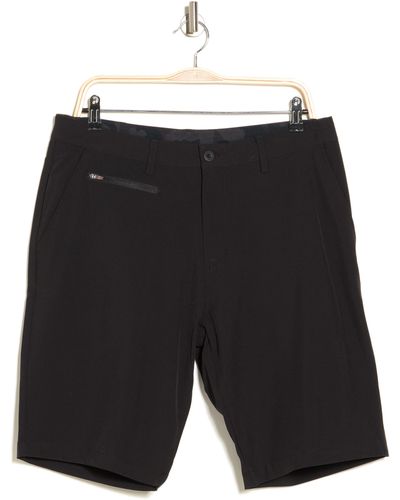 Hawke & Co. Hybrid Volley Shorts - Black