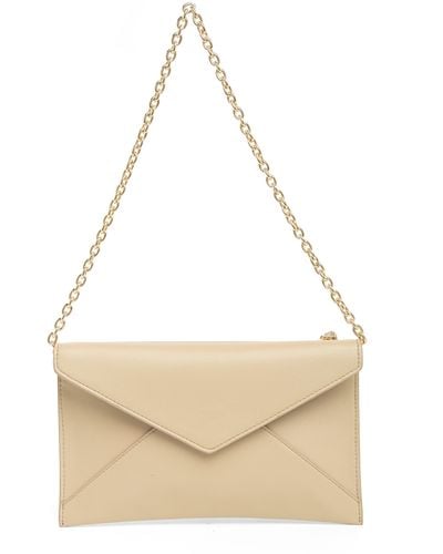 Rebecca Minkoff Leo Wallet On A Chain - Natural
