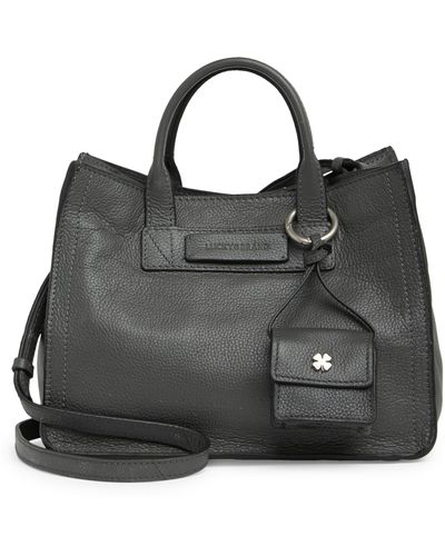 Lucky Brand Gigi Leather Satchel Bag - Black