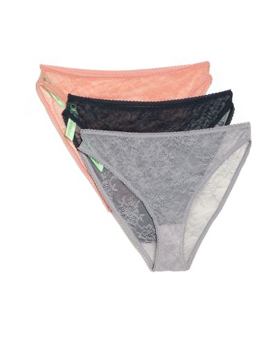 Honeydew Intimates Lexi 3-pack Lace Bikinis - Gray