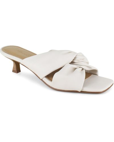 Splendid Hannah Kitten Heel Sandal - White