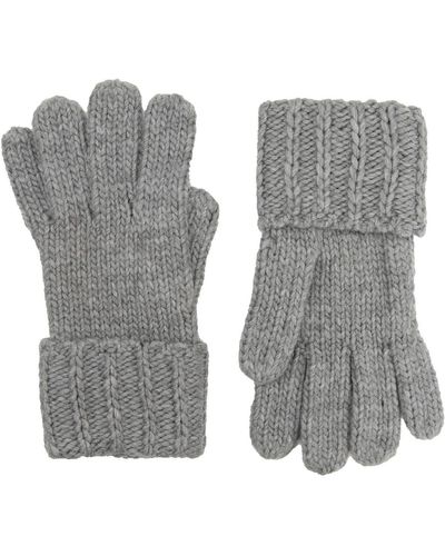 Rebecca Minkoff Ribbed Cuff Gloves - Gray